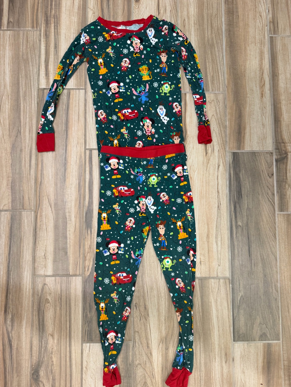Little Sleepies Disney Christmas Green Holiday Character
